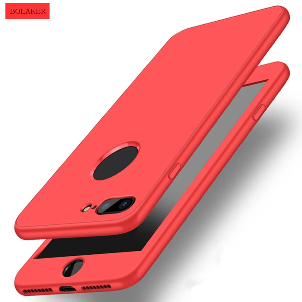 

BOLAKER ultra-thin 360 mobile phone shell body full set for Samsung S10PlUS S10Lite A8 2018 Note9 shell silicone sleeve