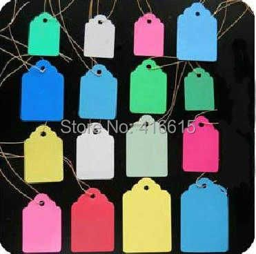 

100pcs Waterproof Nameplates Gardening Labels Signs Plant Hanging Tags Plants Recognition Hang Tag Strip Line Large Size 7*5CM