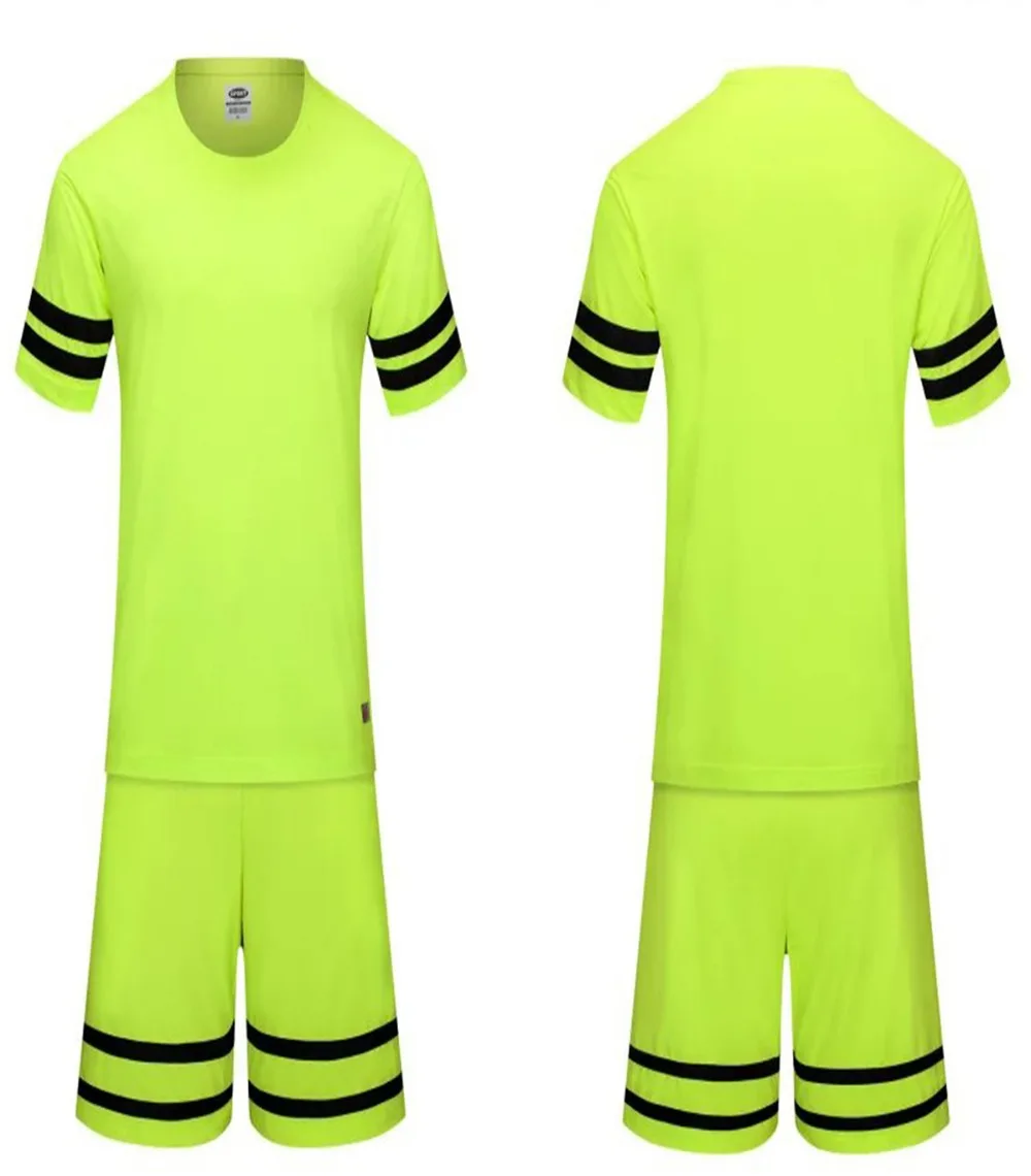 2016 news mens blank football adult running uniform Soccer Jersey sets