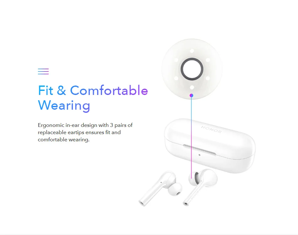 huawei Honor FlyPods Lite, Bluetooth, настоящая Беспроводная стереогарнитура, наушники ENC, автоматическая пауза, управление нажатием, IP54, водонепроницаемые