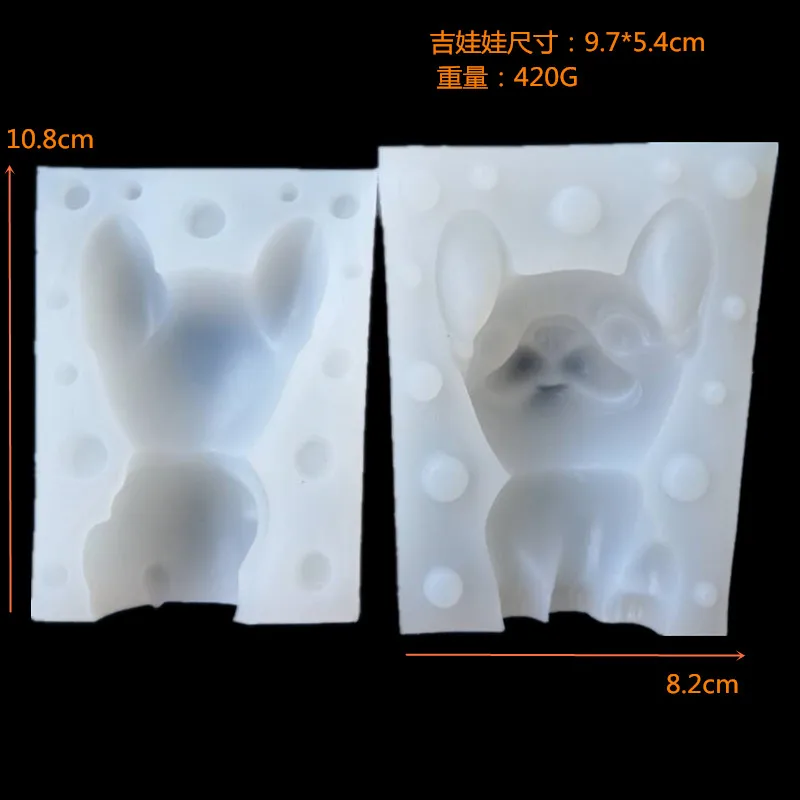 3D мусс Чихуахуа помадка торт шоколадная форма для выпечки, сделай сам украшения формы A1562