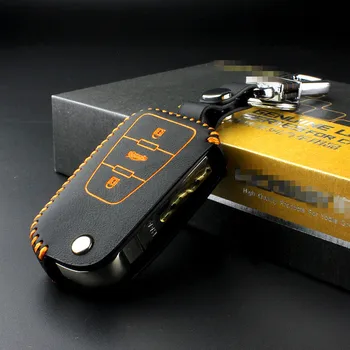 

High quality 2010-2020 For Morris Garages MG6 MG5 MG3 SW Top Layer Leather Auto Key Cover wallet holder remote car accessories
