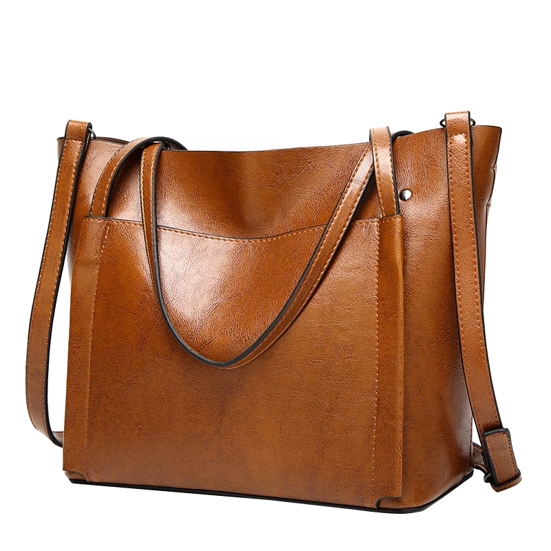 

Retro Women Handbag PU Leather Single Shoulder Bag Ladies Big Casual Tote Bag Large Capacity Messenger Bags Sac Feminino Bolsas