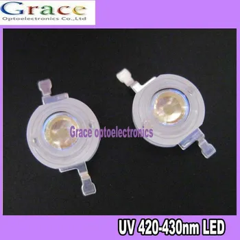 

100pcs 3w High Power pink UV violet LED 420-430nm Aquarium fish tank