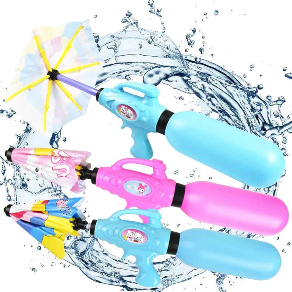 Водяной пистолет с зонтиком щит игрушки для детей летние пляжные купальные рафтинг водяные игрушки A1