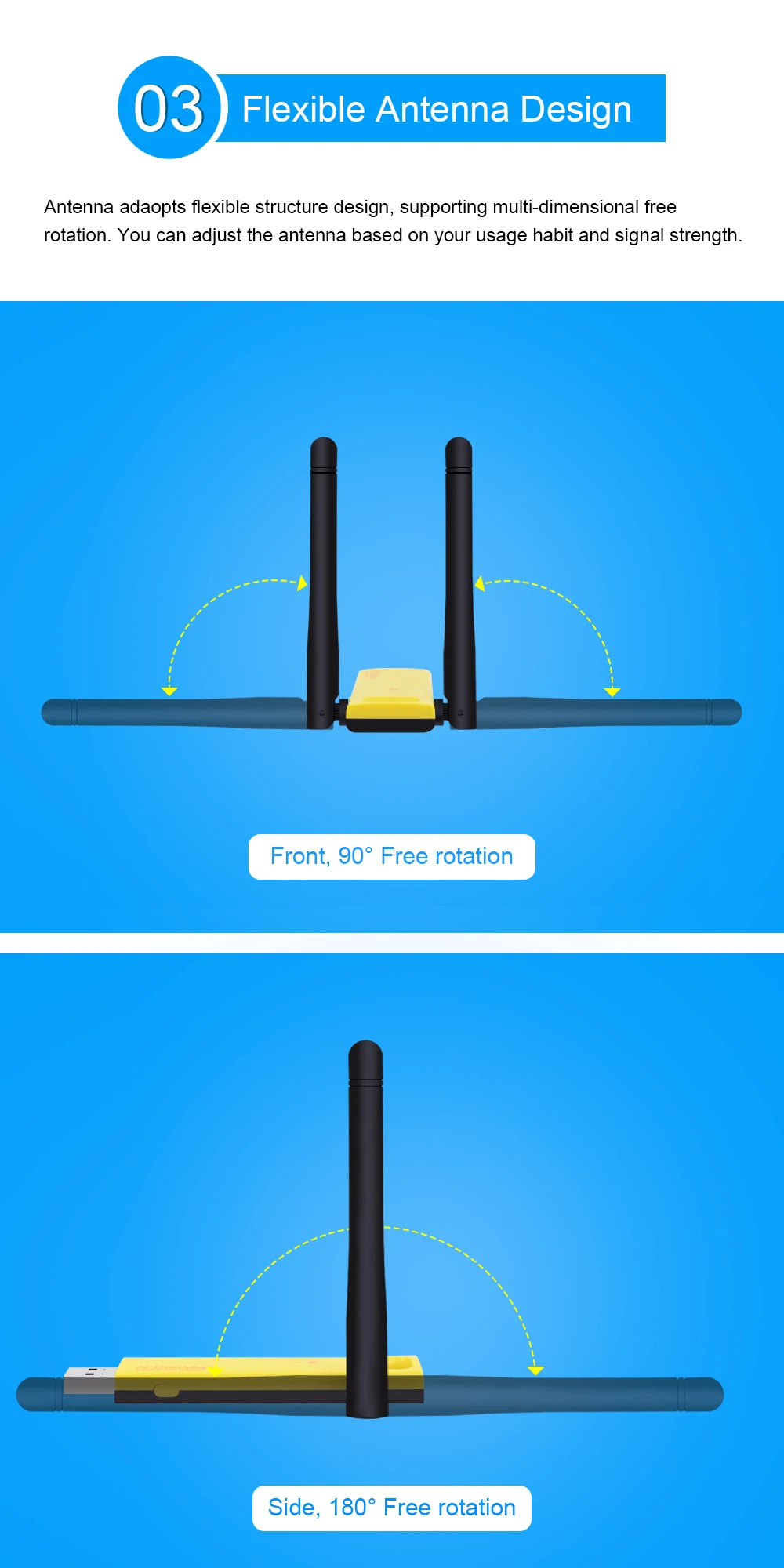 Беспроводной Wifi адаптер 1200 Мбит/с двухдиапазонный 5 ГГц 2,4 ГГц адаптер 802.11ac RTL8812BU/AU чипсет антенный ключ мини USB Сетевая карта