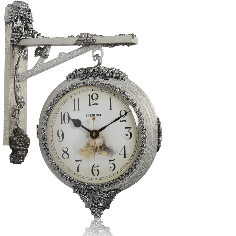 

Vintage Wall Watch Mechanism Double Sided Wall Clock Pow Patrol Digital Clocks Digital Relogio Parede Clock Loft Gift Ideas