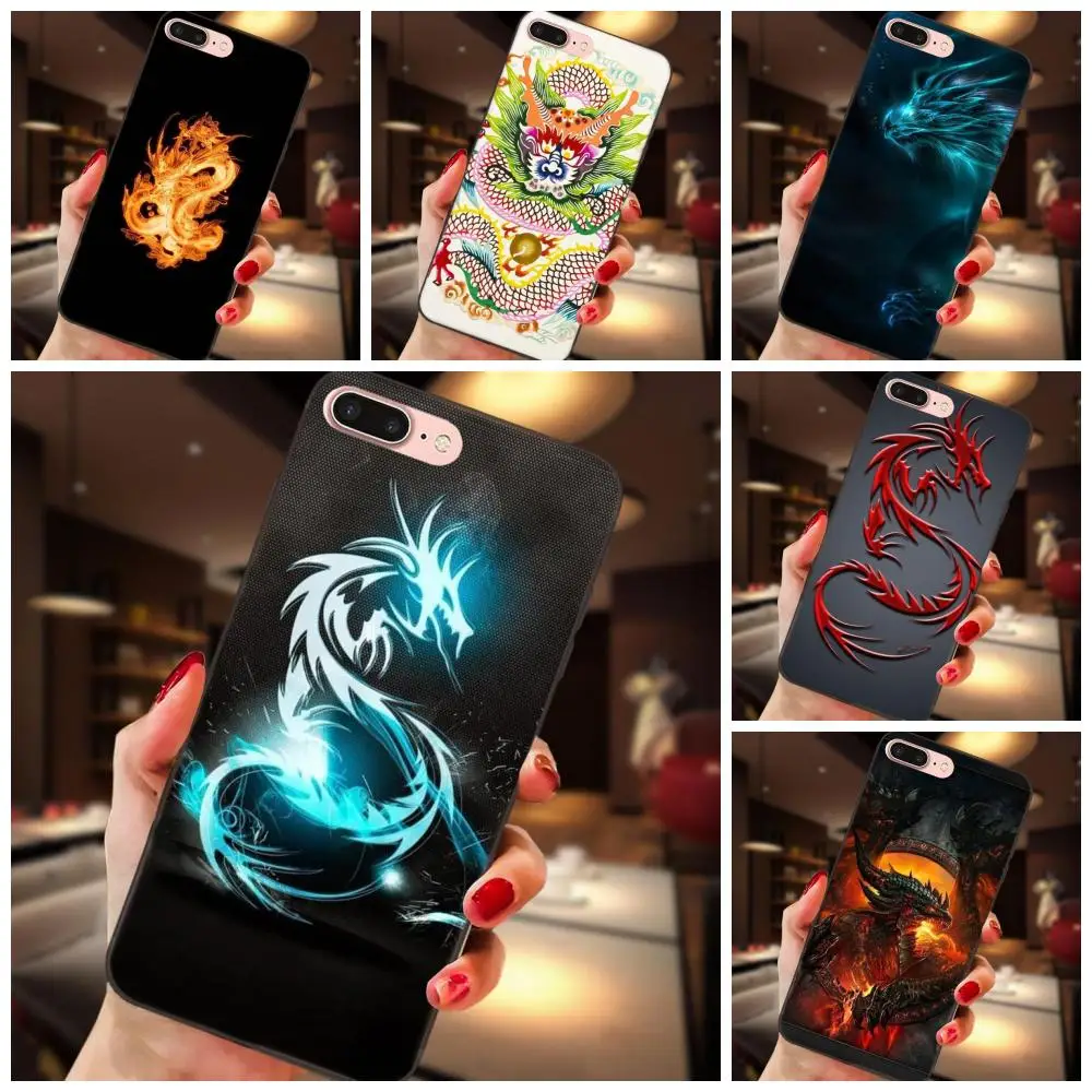 Популярный чехол для Apple iPhone 4 4s 5 5S SE 6 S 7 8 Plus X XS Max XR God чудовище Дракон