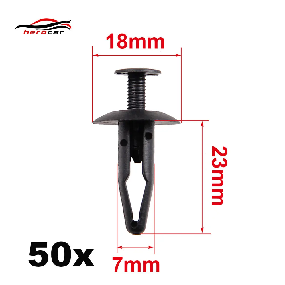

In Stock New 50x For Ford Bumper, Wheel Arch Lining, Splashguard & Trim Clip Plastic Fasteners CLIP-10-7MM