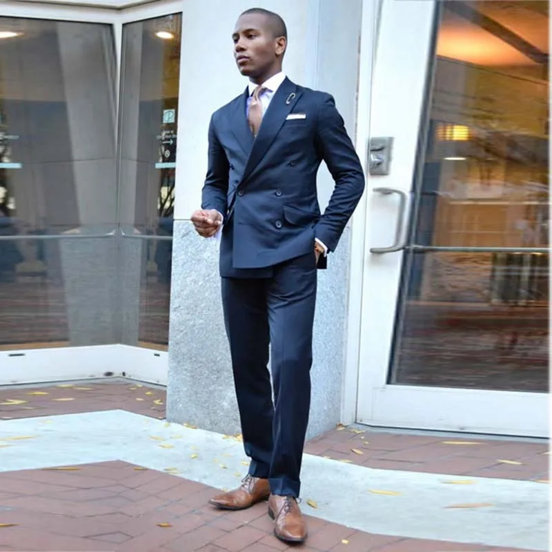 Model 2 Custume Homme Mariage мужские костюмы для мужчин Abito uomo Slim Fit шаль лацкан Формальные костюмы для мужчин индивидуальный заказ Классический смокинг - Цвет: Model 2