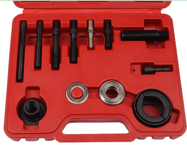 12 Professional 12pcs Car Engine Alternator Power Steering Pulley Puller And Installer Tool Set For G M Ford Chrysler