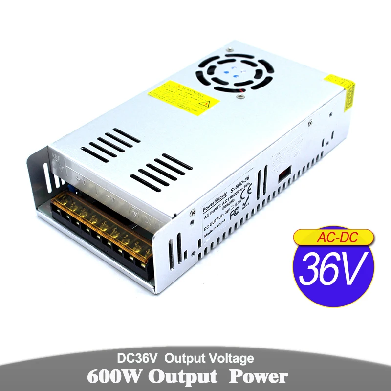 

Power Supply DC12V 13.8V 15V 18V 24V 27V 28V 30V 32V 36V 42V 48V 60V 300W 350W 360W 400W 480W 500W 600W Transformer AC-DC SMPS