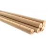 Varillas de espiga redondas de madera para manualidades, herramienta de decoración del hogar, bricolaje, 30cm de largo, 5mm-50mm, 5 uds. ► Foto 1/4