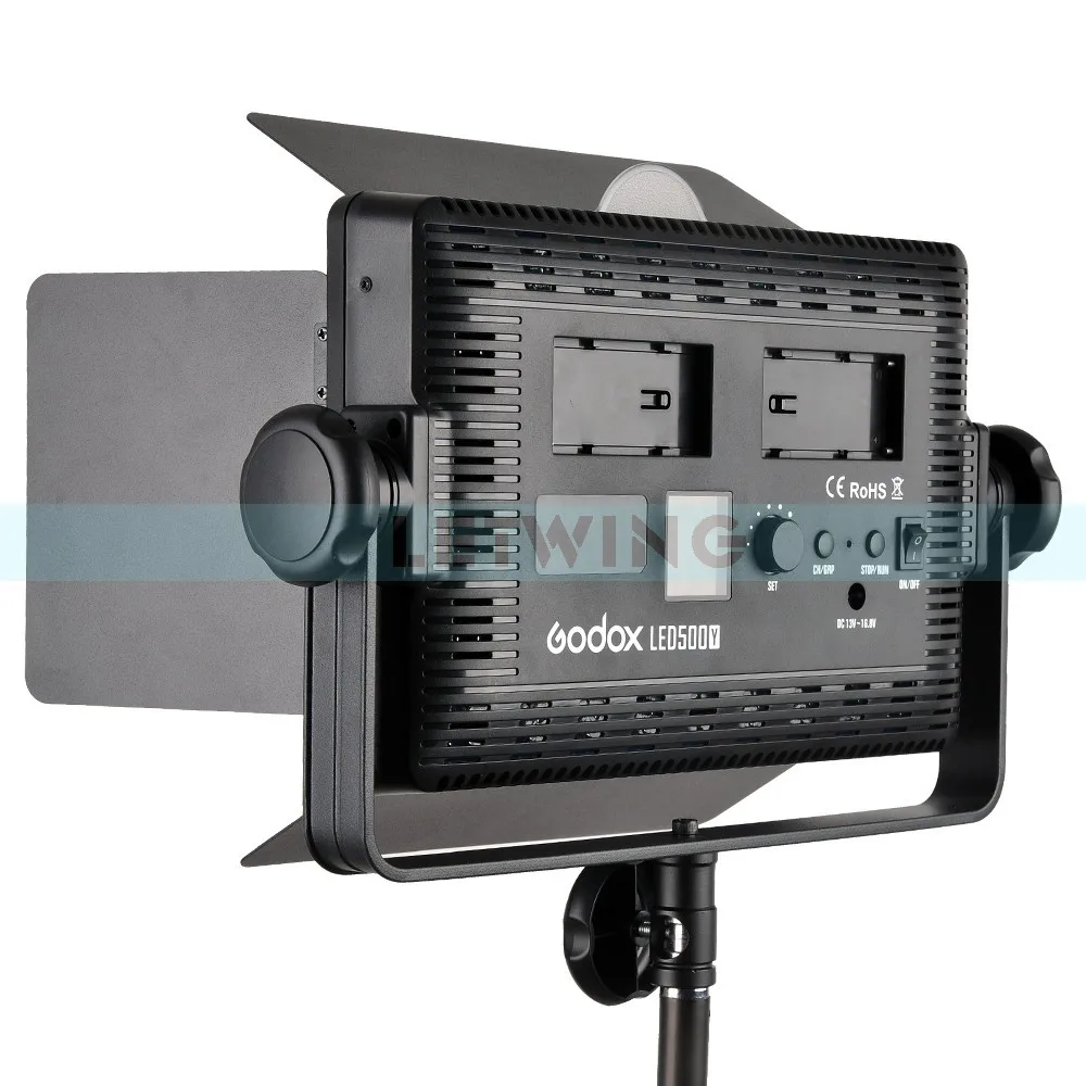 Желтый версия Godox 1500 Вт 3X LED 500 Вт Аксессуары для фотостудий видео непрерывного света комплект для Камера видеокамера DV свадьбы 3300 К