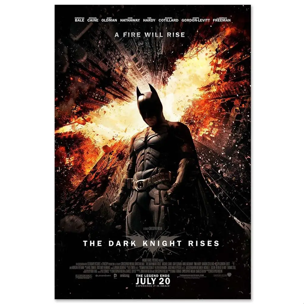 The Dark Knight Movie Art Silk Poster 12x18 24x36