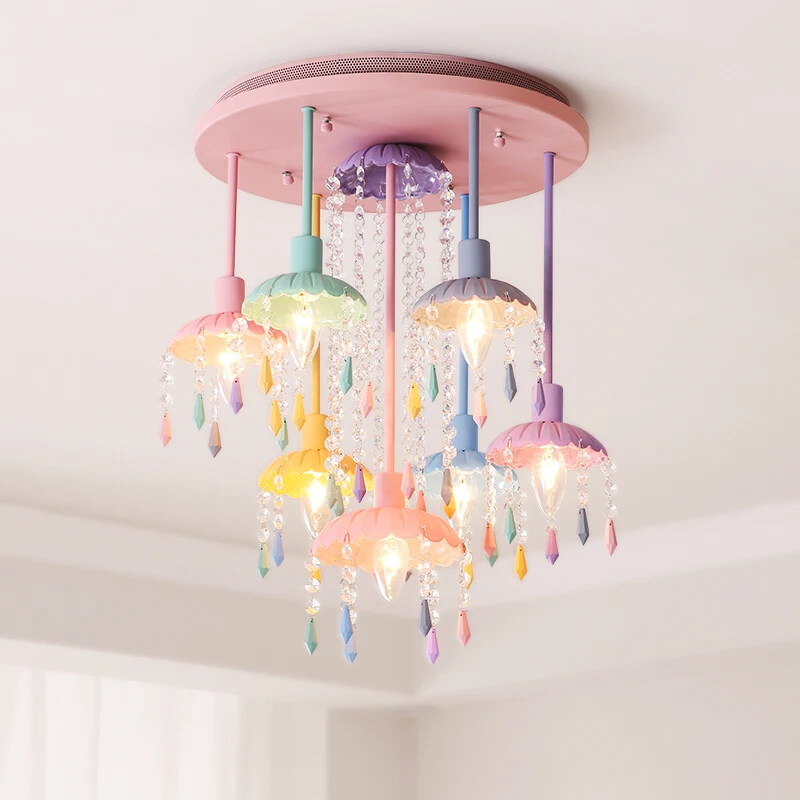 

TRAZOS Modern LED Crystal Ceiling Lights For Living Room Bedroom LED Lustres Large Ceiling Lighting Fixtures Kitchen Light