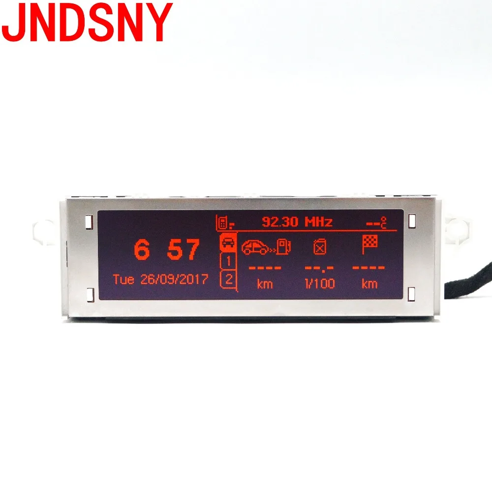 JNDSNY красный экран с поддержкой USB и Bluetooth монитор 12 контактный для Peugeot 307 207 408 citroen