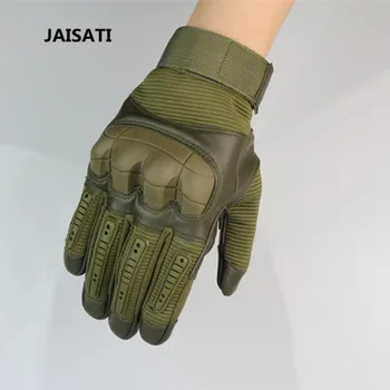 

JAISATI Tactical all-finger gloves non-slip wear-resistant motorcycle outdoor army Anti-Cut gloves