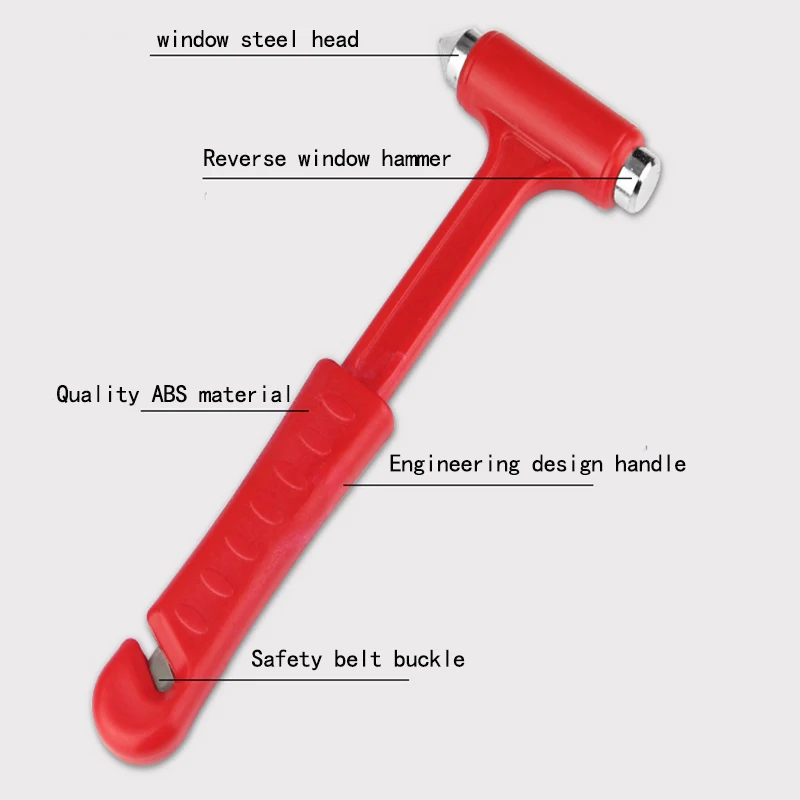 Многофункциональный Безопасный молоток инструмент для разрезания ремня безопасности оконный выключатель Автомобильный аварийный дыропробивной станок класса выключатель Аварийный молоток для стекла инструмент