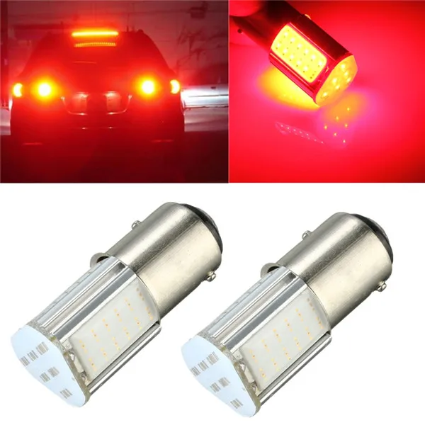 

High Quality Red 1157 BAY15D 4 COB LED Car Auto Light Source Brake Turn Signal Parking Bulb Lamp DC12V