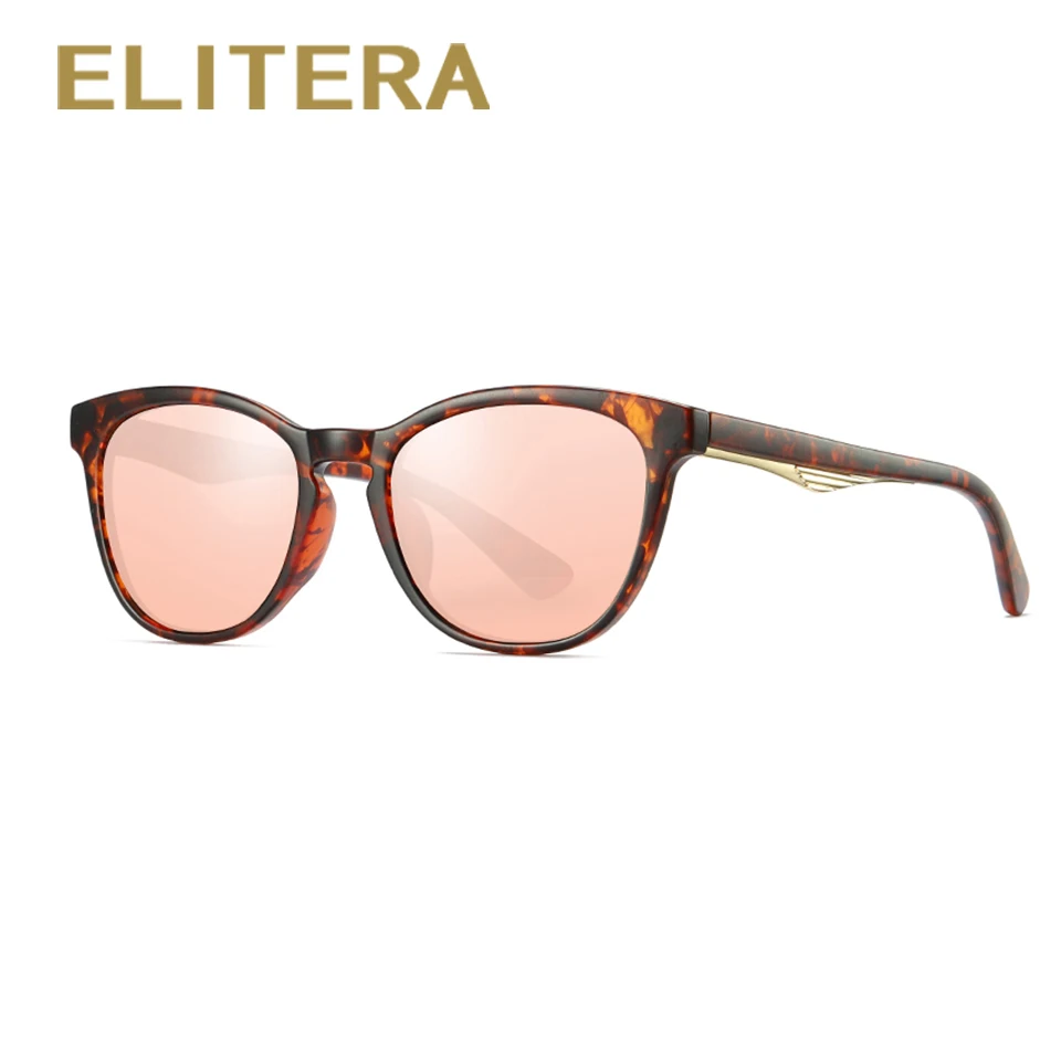 ELITERA круглые поляризованные солнцезащитные очки UV 400 Защита для мужчин женские очки