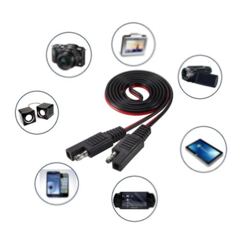 12 В мотоцикл SAE двойной usb-порт высокого качества кабель с переходником для зарядного устройства Встроенный предохранитель водонепроницаемый