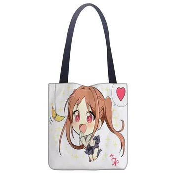 

Custom Aho Girl printing shoulder bag canvas tote bag shopping travel book handbag custom logo