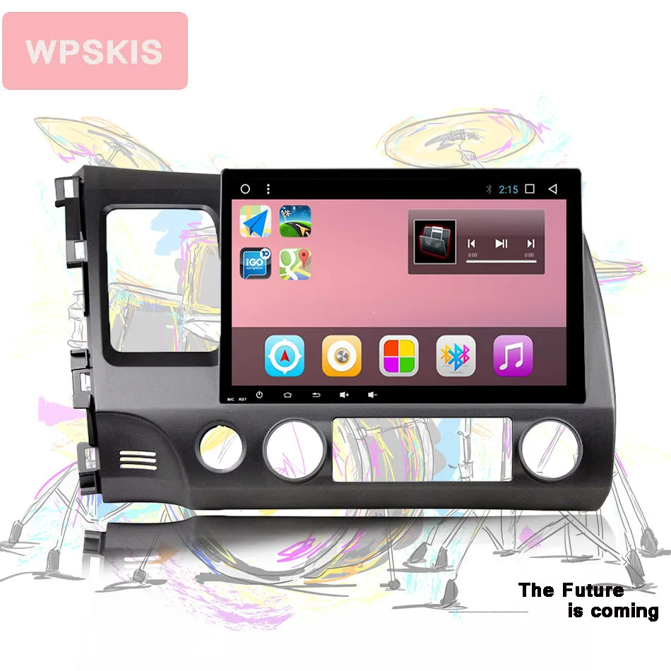 

Octa Core Android 9.0 Car Head Unit for Honda Civic 2006-2011 DVD GPS with Radio RDS BT Mirror-Link Wifi map Tape Recorder swc