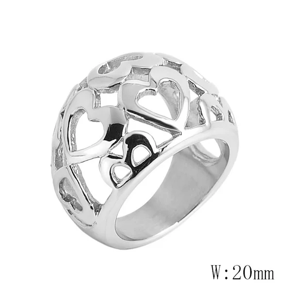 

CA-100 Luxury Korean Stainless Steel Engraved Ring Sculpture Name Ring Best Ring Gift for Christmas jewelry gift