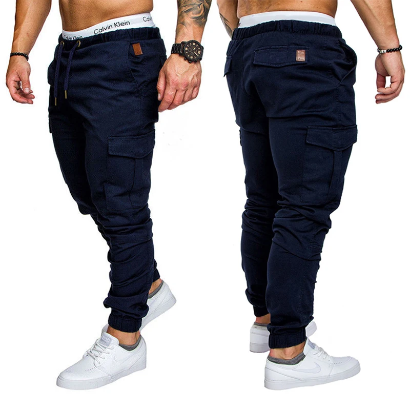 Tooling Multi Pocket Pants Men's Woven Fabric Casual Pants