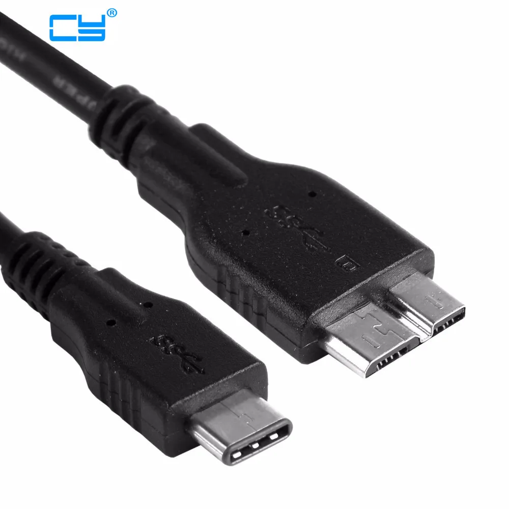 5Gbps Micro B USB 3.0 to USB 3.1 Type-C Micro B Data Cable 1m 3ft For Macbook USB 3.0 External Hard Drive 5Gbps Micro B USB 3.0 to USB 3.1 Type-C Micro B Data Cable 1m 3ft For Macbook USB 3.0 External Hard Drive