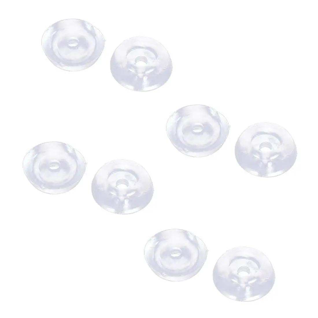 Hot Sale 50pcs Furniture Table Chair Leg Protectors Feet Padded Rubber 17mm x 6mm Cover Protector Furniture Table Feet