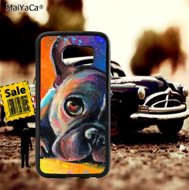 French bulldog dog animal soft phone cases for samsung s5 s6 s6edge