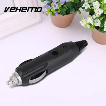 

Vehemo 12V Universal Car Cigarette Lighter Socket Plug Adapter Connector Male Interface Trucks w/Light Plug & Play