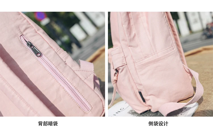 Menghuo High Quality Women Canvas Backpack Teenage Girls Leisure Backpack Bag Vintage Stylish Female School Bag Bookbag Mochilas (24)