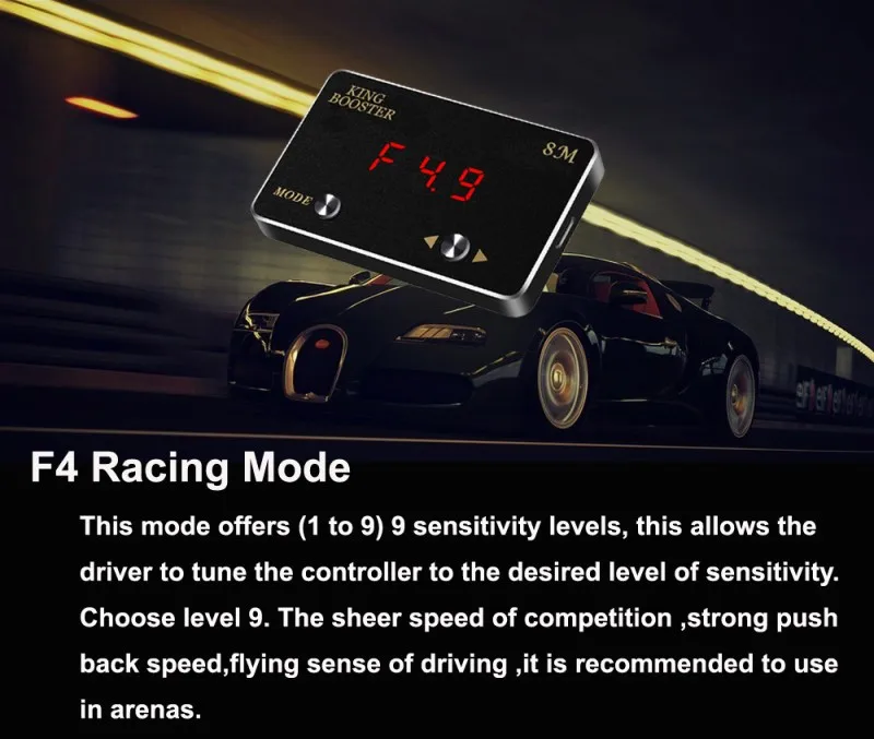 F49 racing car throttle controller