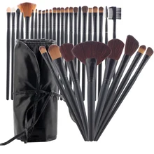 KMS Women’s 32 pcs/kits Make Up Brush Set Professional Cosmetic Face & Eye Styling Tools Powder Makeup Brushes + Bag maquiagem
