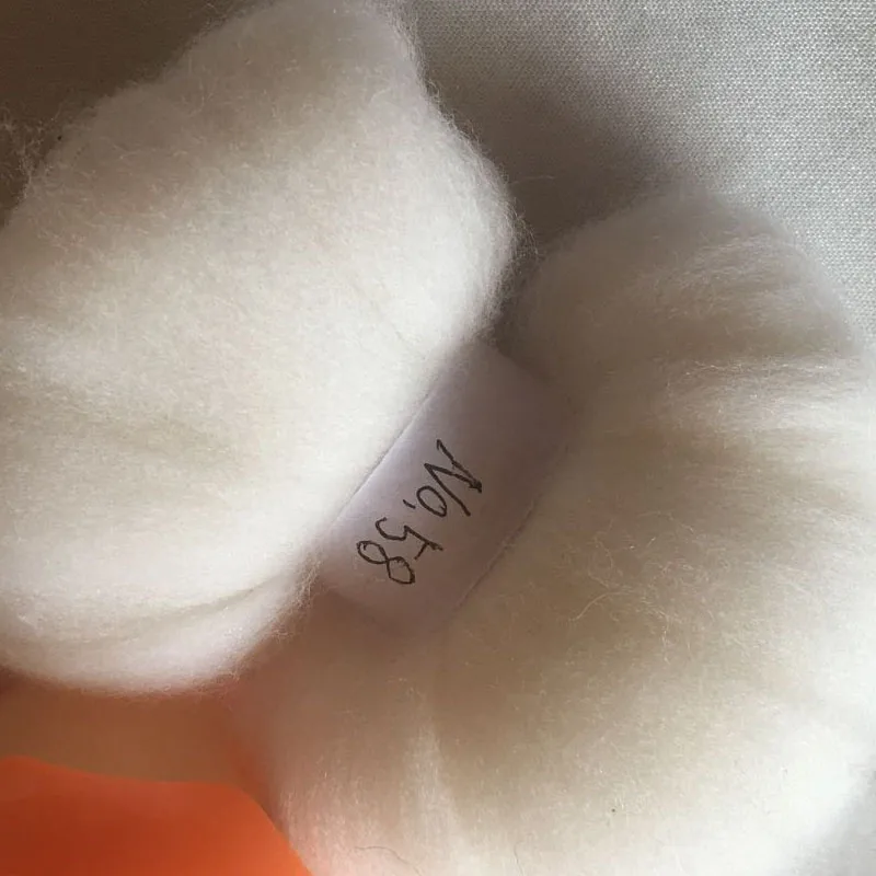 

WFPFBEC 70s Australia COMBED 100% WOOL fiber merino diy wool for neddles felting 50g 100g 200g 300g 500g 1000g NO.58