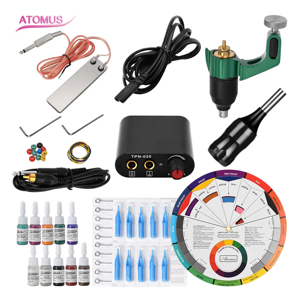 

Rotativa Kit Equipamento Support Machine A Tatouer Tatoo Tools Set Rotary Pedal Beginner Maquinas Tatuar Rotativas Machine Pen