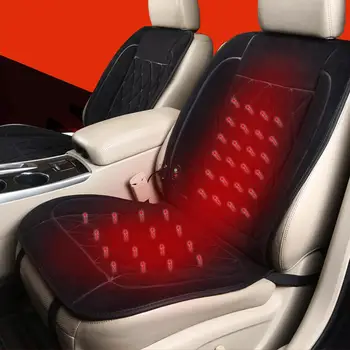 

New Car Diamond Cashmere Heating Cushion Plush Heater Pad Heating Car Warmer Seat Cushion Electric Heated Massage Seat Cushion