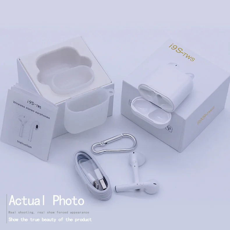 

Newest i9s TWS for air pods Mini Bluetooth 5.0 Earphones Wireless Earbuds Headsets Wireless ear pods For Xiaomi Andorid Iphone