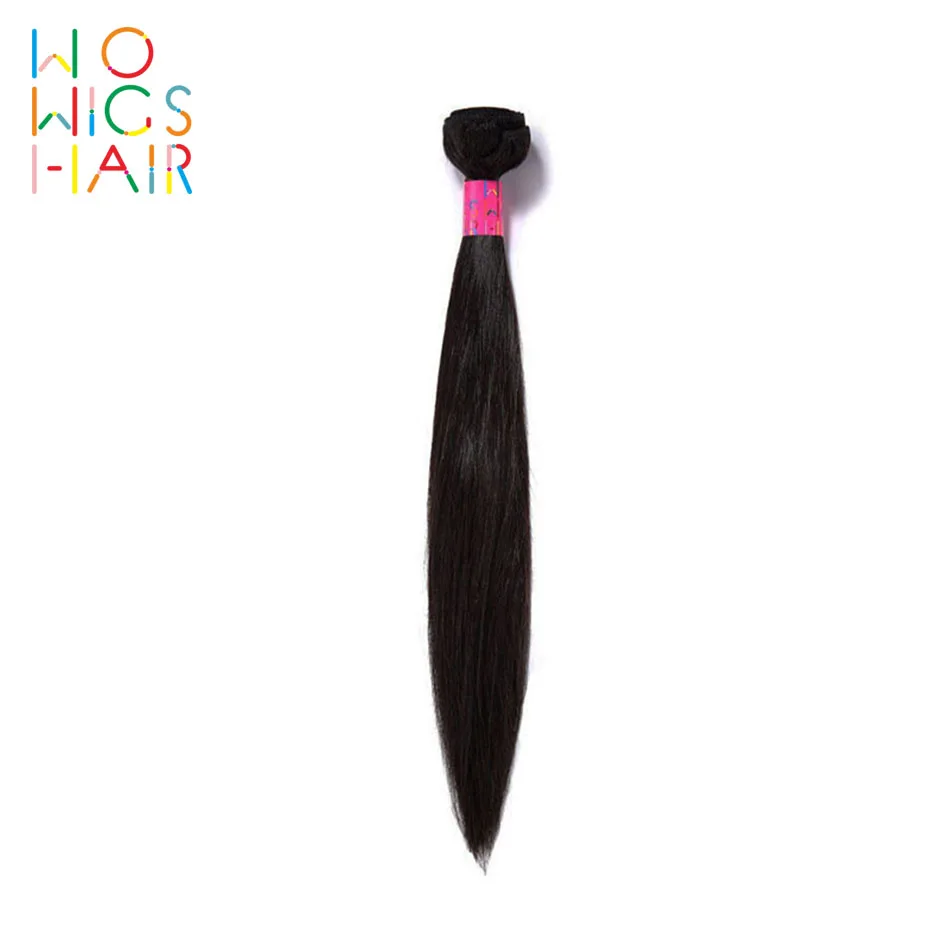 

WoWigs Hair Straight Burmese Remy Hair 100% Human Hair Weaving 1/3/4 PCS Free Shipping Natural Color