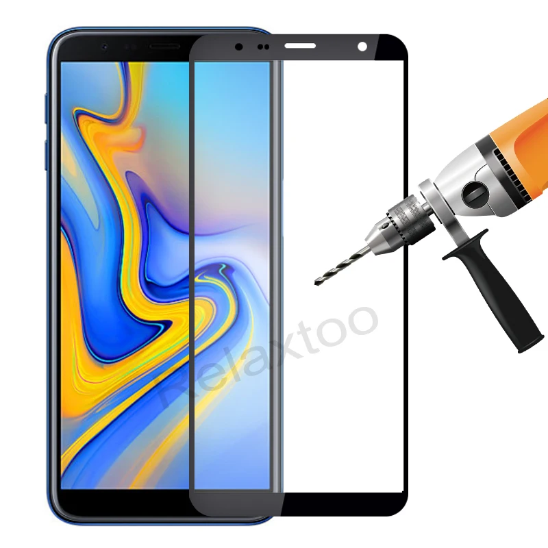 Для samsung j4 Защитное стекло для samsung galaxy j6 plus закаленное стекло sumsung j 4 6 j6plus полное покрытие для телефона