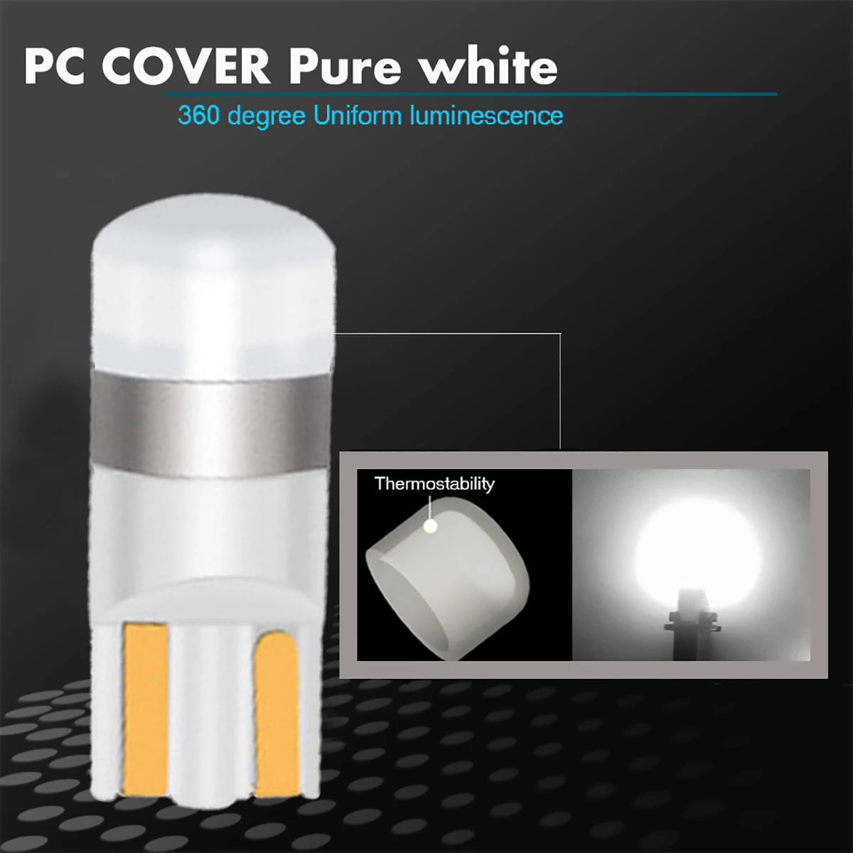 Светодиодные Габаритные фонари для автомобиля T10 W5W 2 шт. лампа чтения 3030 SMD салона