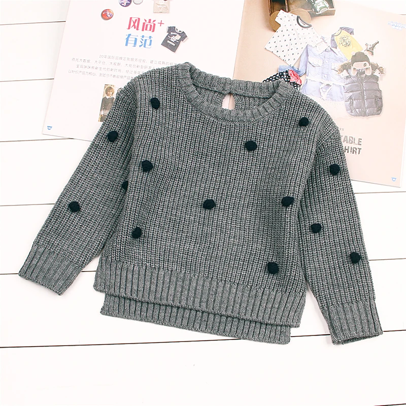 CieiK Baby Girl Knitted Sweaters For Kids Black Dot 2018 Spring Newborn Cute Cardigan Winter Children Clothing Infant Pullover (34)