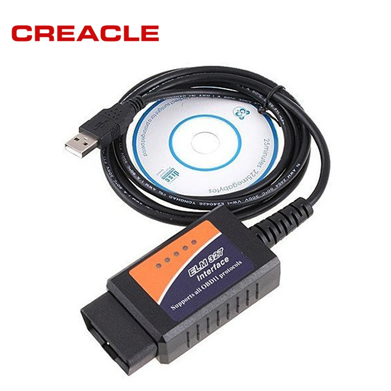 Сканер OBD2 USB ELM327 FTDI FT232RL чип ELM 327 автомобильный диагностический инструмент