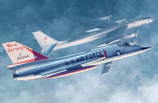 

1pcs Action Figures Kids Gift Collection For Trumpeter 02891 1/48 US F-106A Delta Dart plastic model Static kit