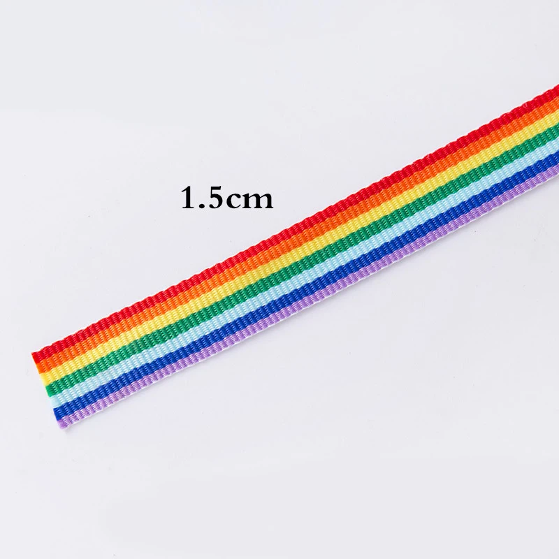 1.5cm 100 ярд нейлоновый тканый ремешок поясная сумка модная одежда Привязка смещения ленты подарочная упаковка ленты DIY Украшение для волос аксессуары - Цвет: 1.5cm