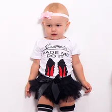 Комплект одежды с героями мультфильмов для маленьких девочек 0-18 месяцев; летние детские топы с короткими рукавами+ юбка-пачка; комплекты с шортами