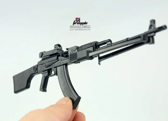 1/6 RPK-74 Machine Gun Soldier Weapon 4D Assemble Model